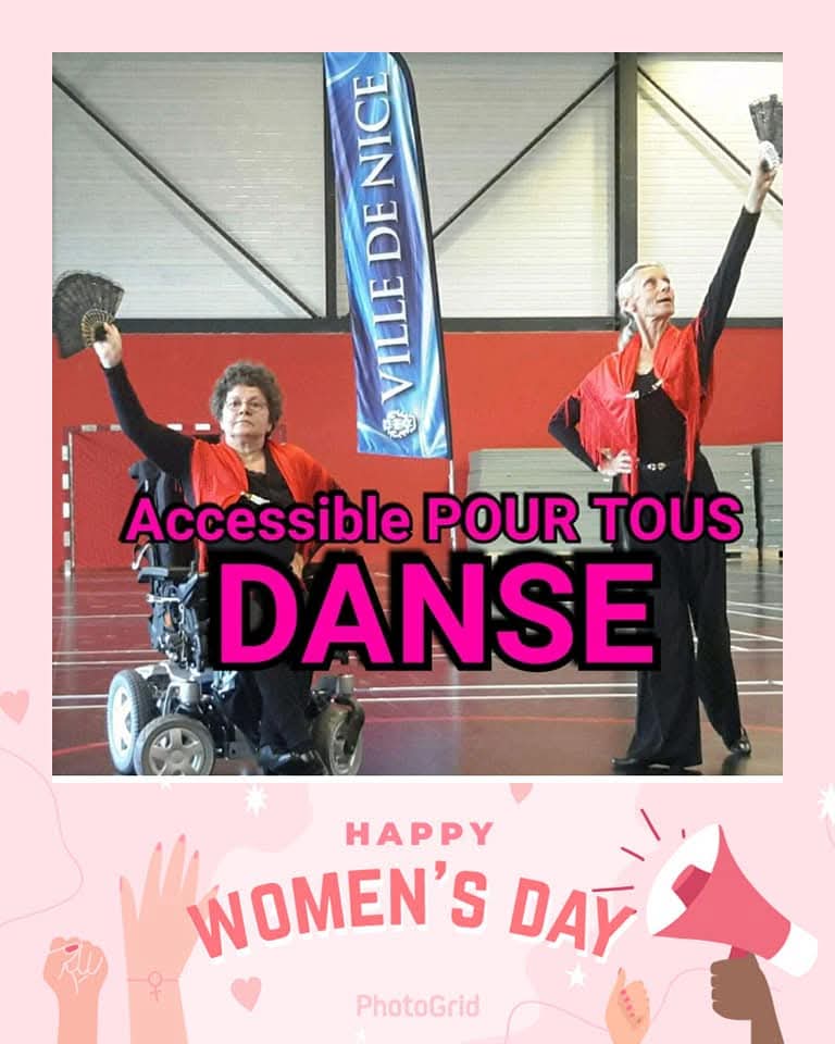 AccessibleDANSE's tweet photo. Journée Internationale des Femmes aujourd'hui les filles ! 
#DanseEnFauteuilRoulantElectrique @AccessibleDANSE https://t.co/TNa5yTJAOs