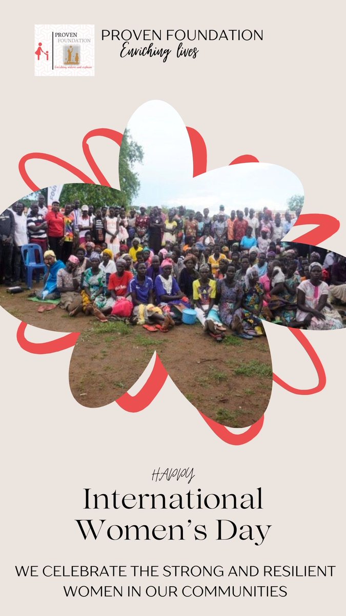 Happy Women's Day to all the incredible women in our communities, especially in Omoro and Kitgum! Your strength, resilience, and dedication inspire us every day. Proven Foundation stands with you in empowerment and progress. #WomensDay