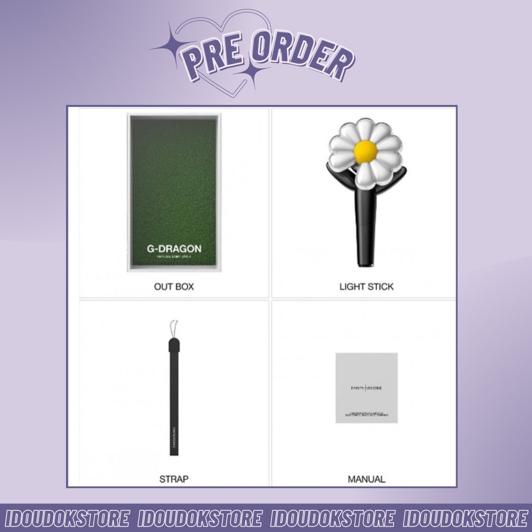 idoudokstore's tweet photo. PO GDRAGON OFFICIAL LIGHTSTICK (ONLINE PURCHASE)

LIGHTSTICK 850.000 DP 670.000 (est 650gr)
LIGHSTICK CRADLE 375.000 DP 300.000 (est 300gr)
MINI LIGHT KEYRING 375.000 DP 300.000 (est 100gr)

Form order: https://t.co/gt10FeTxHd https://t.co/xwYtf3dQcP