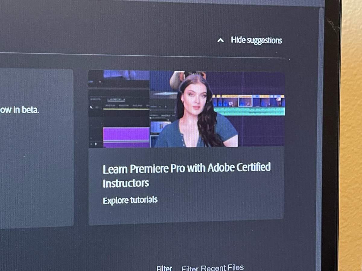 I’m back on your Premiere Pro screens - and my hair is not blue this time! Send me photos if you see me - I collect.