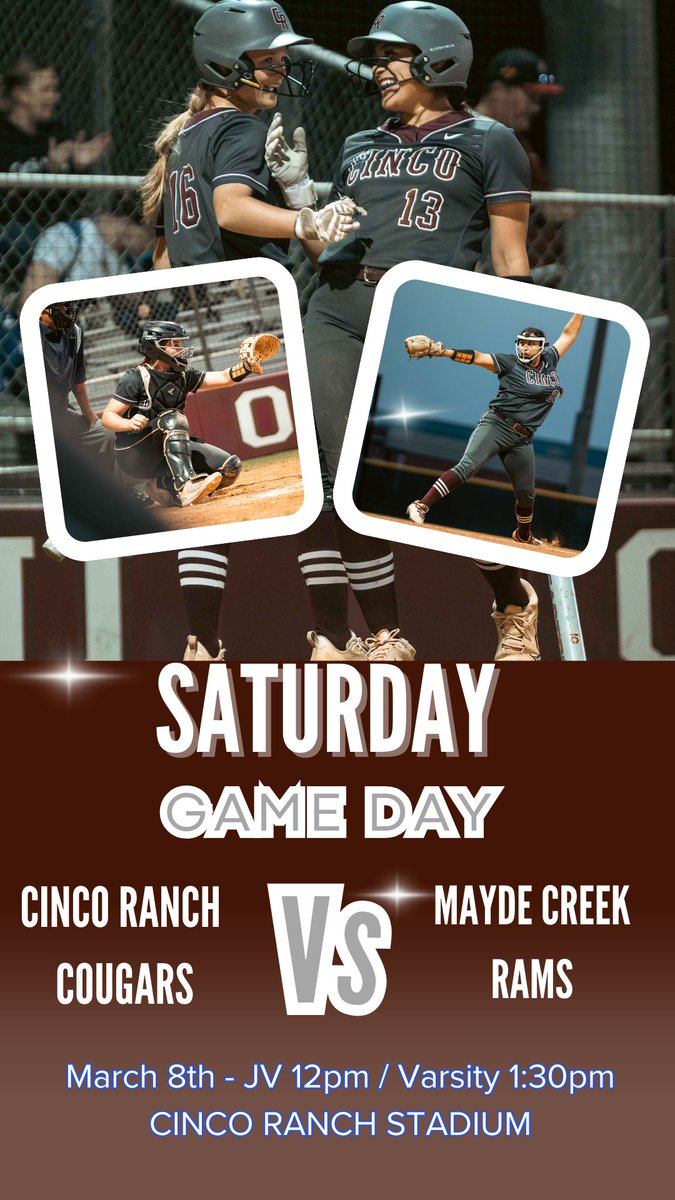 Weekend district play tomorrow! Home game! 
Let's go, Cinco!!! 🐾🐾🐾
#CPOE