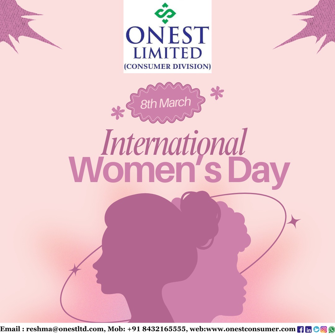 Onest_OCL's tweet photo. Today, we recognize and celebrate the powerful role women play in every profession. Your hard work and passion inspire us all. Happy Women’s Day#onestlimited
 #onest #onestconsumer #consumer #happywomensday #fmcg #exporter https://t.co/oyg9ThwRVn