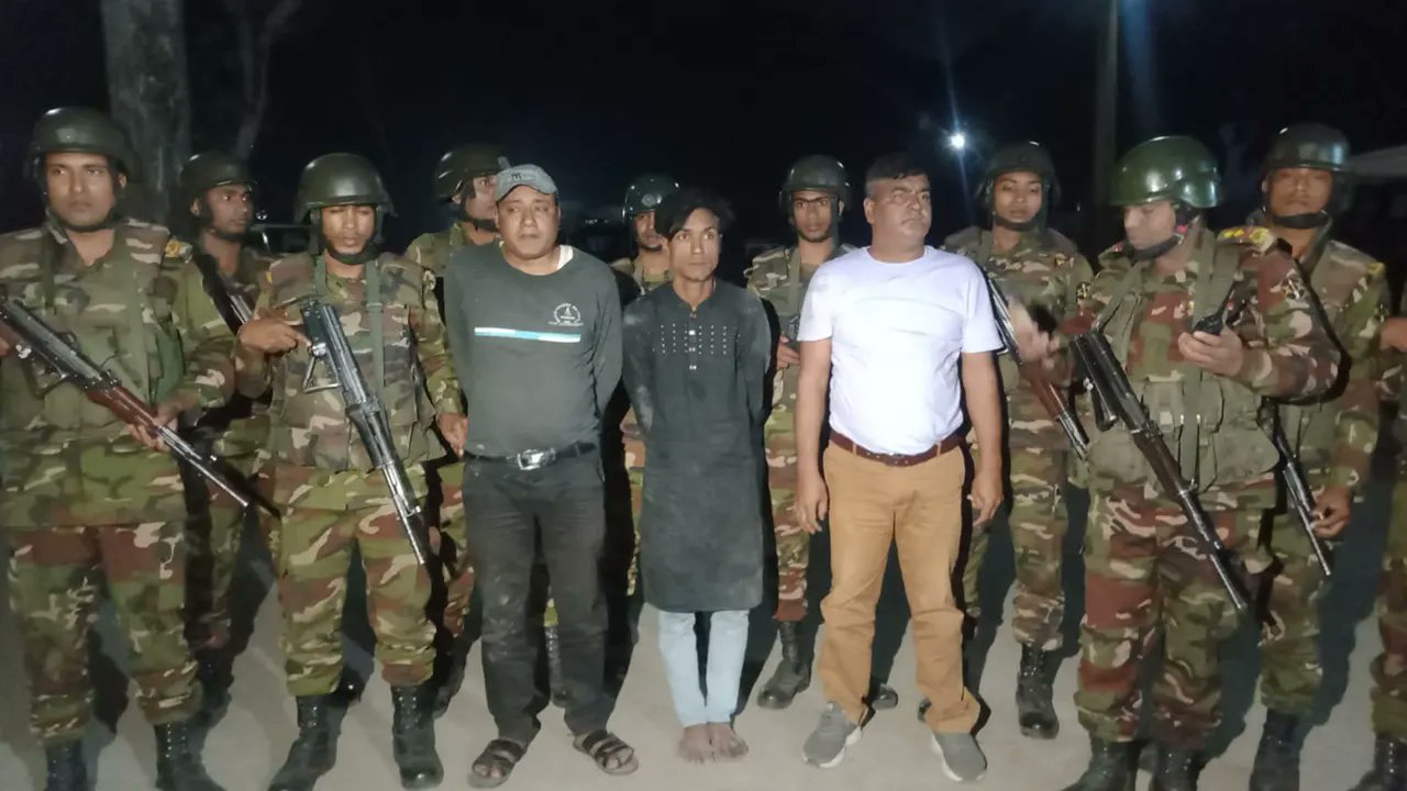 জামালপুরে চাঁদাবাজির অভিযোগে বিএপির তিন নেতা-কর্মী আটক