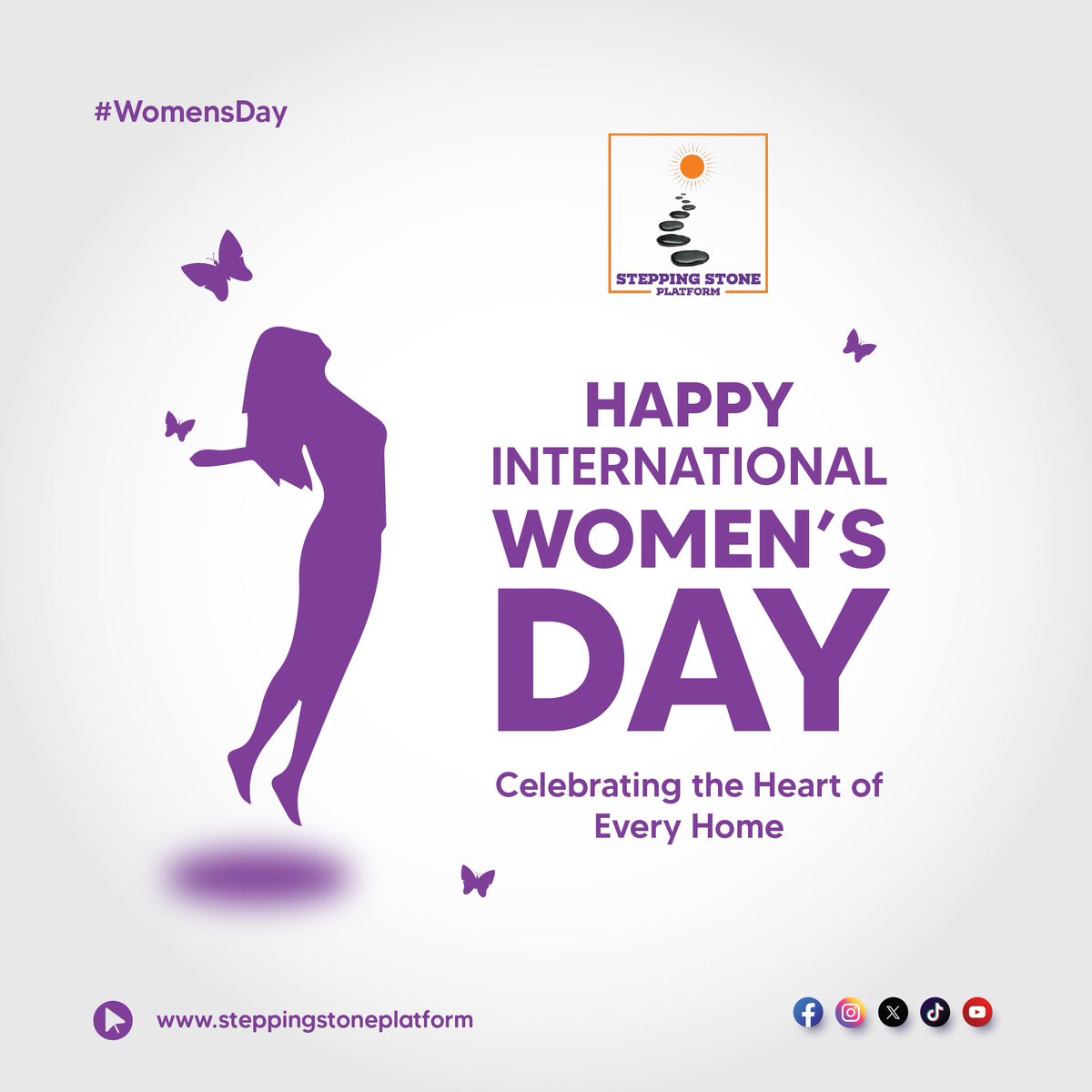 SteppingSt74385's tweet photo. Celebrating Women, Empowering Parents! 💜🌍
Strong mothers. Thriving workplaces. A better future for all.
Happy Women’s Day! ✨
#WomensDay #CorporateParenting #WorkLifeBalance #SteppingStonePlatform https://t.co/jD7R5HaTUF