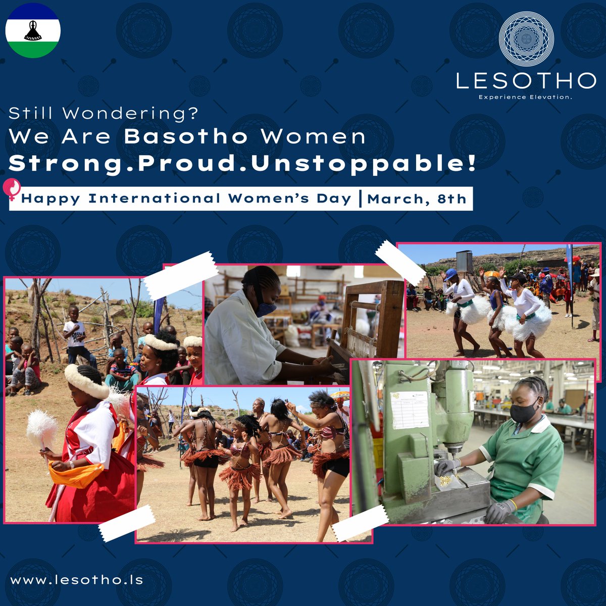 LesothoLs's tweet photo. Let's celebrate the strength, resilience & beauty of all women, especially #Basotho women! From their dances to their daily efforts, they are the heartbeat of #Lesotho
Tag a phenomenal #Mosotho woman & letโs flood the timeline and show the world that we do exist! ๐ฑ๐ธ
#IWD2025 https://t.co/EYVHl1H72l