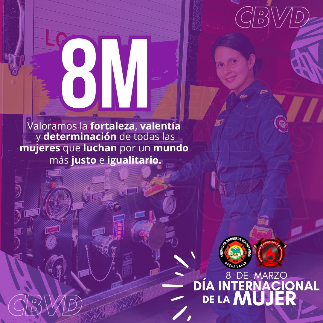 #8M Valoramos la fortaleza, valentía y determinación de todas las mujeres que luchan por un mundo más justo e igualitario. 

8 DE MARZO DÍA INTERNACIONAL DE LA MUJER