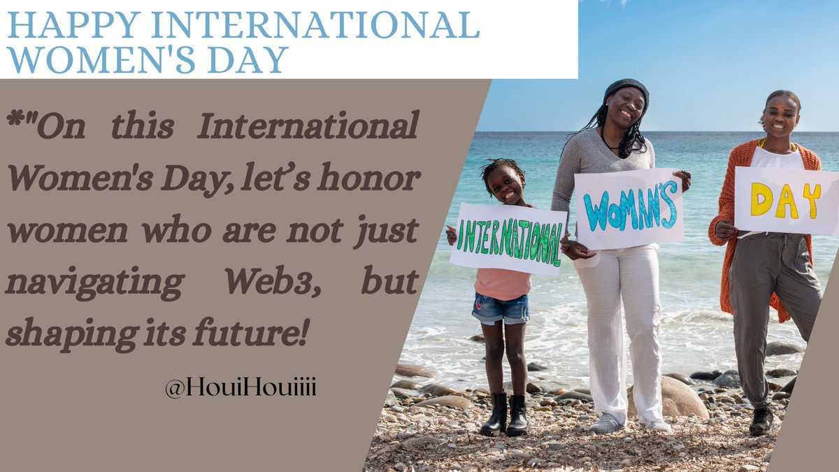 🚀✨ Tag your favorite Web3 queen who's making waves in the digital world—let's show them some love and recognition today! 👑💻 #WomenInWeb3