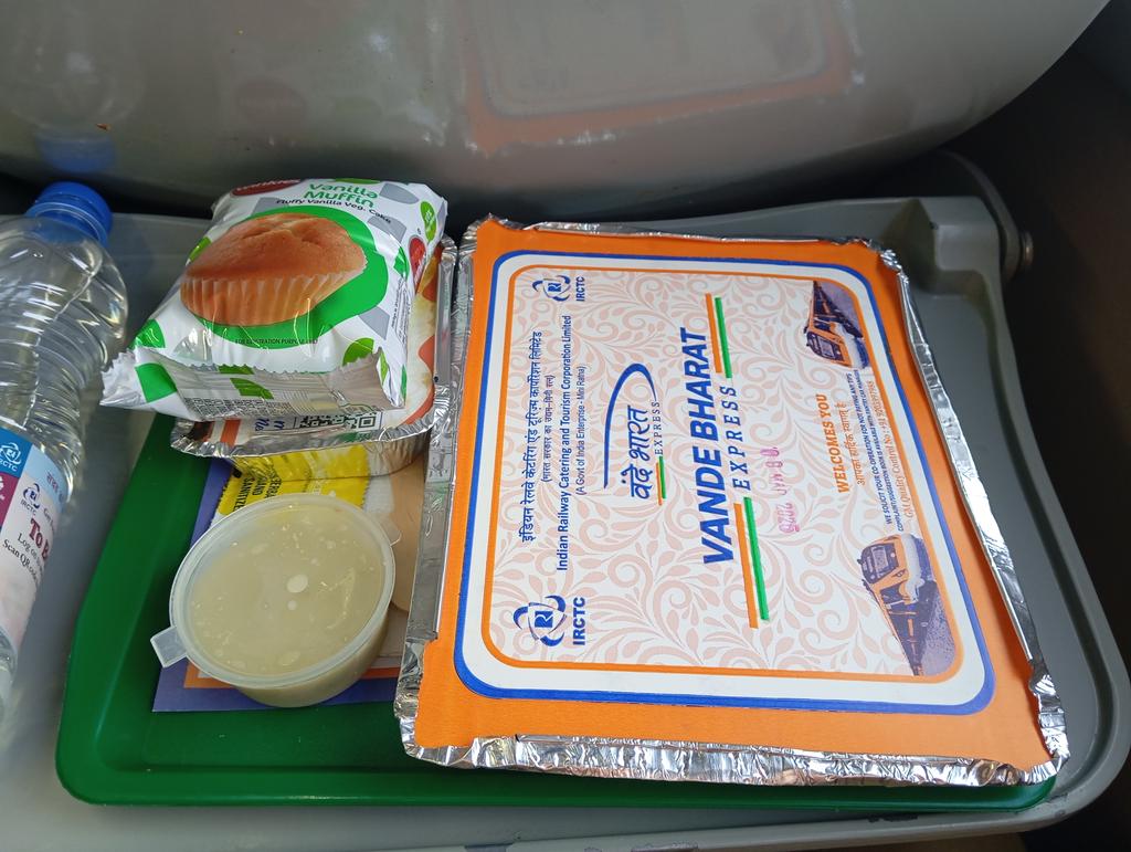Minar Joshi (@joshiminar) on Twitter photo Experienced Vande Bharat travel todayโsmooth ride, great experience! But a few things left me thinking.
With premium pricing, why no charging point at every seat?
Also, hoping for such trains on longer routes soon. <a href="/RailMinIndia/">Ministry of Railways</a>, let's make it even better!
#VandeBharat Experienced Vande Bharat travel todayโsmooth ride, great experience! But a few things left me thinking.
With premium pricing, why no charging point at every seat?
Also, hoping for such trains on longer routes soon. <a href="/RailMinIndia/">Ministry of Railways</a>, let's make it even better!
#VandeBharat
