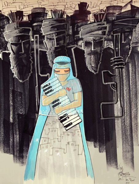 " I believe there are many who forget all the tragedy women face in Afghanistan, that is why I use my paintings as a mean to remind the people"
- Shamsia Hassani
Afghan Artist #InternationalWomensDay