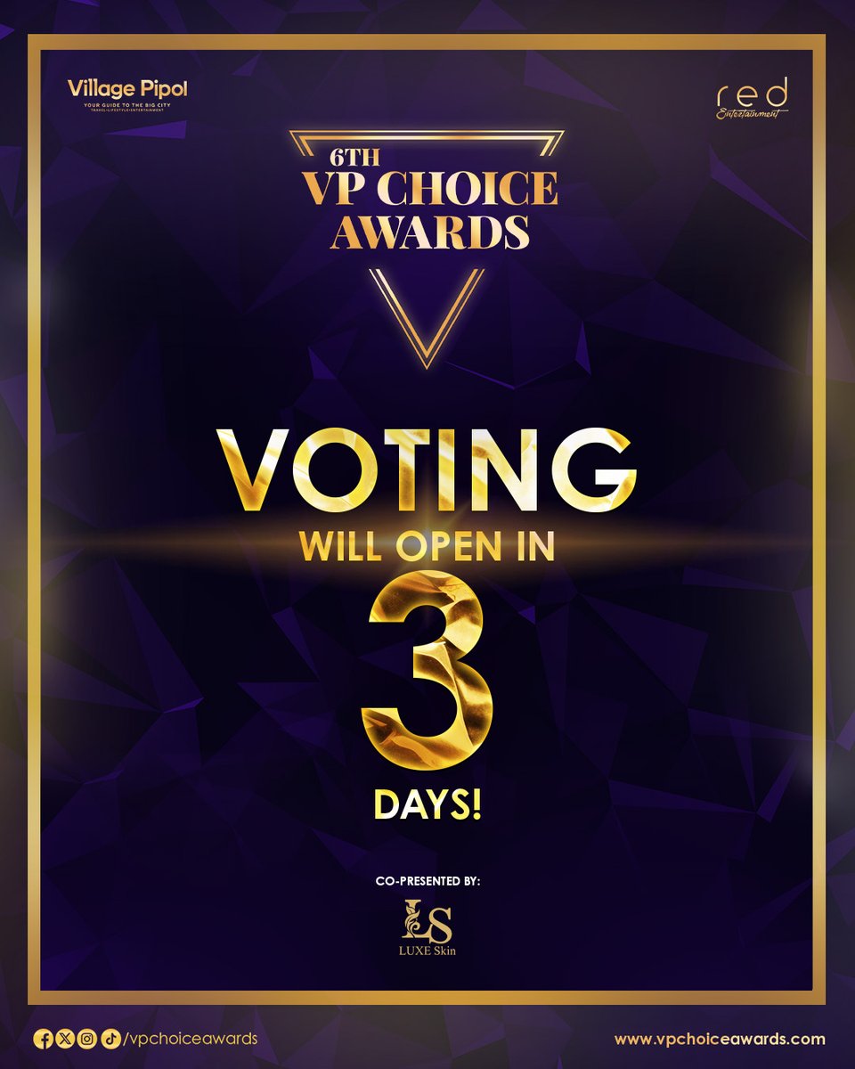 vpchoiceawards's tweet image. Heto na, 3 tulog nalang, Pipol!

Matutulog pa ba kayo? 

More voting details: vpchoiceawards.com/vote 

#6thVPChoiceAwards #VPChoiceAwards #6thVPCA