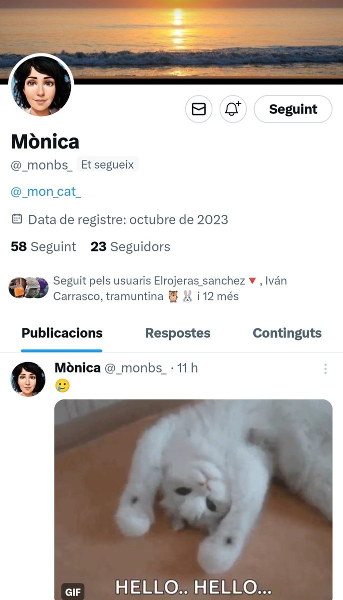 Bon dia, Colla de Twitter 🍀
A la Mònica <a href="/_monbs_/">Mònica ||*||</a> el Sistema li ha tret l'anterior compte amb els quasi tres mil seguidors que tenia
Si fem Rt l'ajudarem que els recuperi al més aviat possible, i ella ens seguirà 🙋
Gràcies ❤️