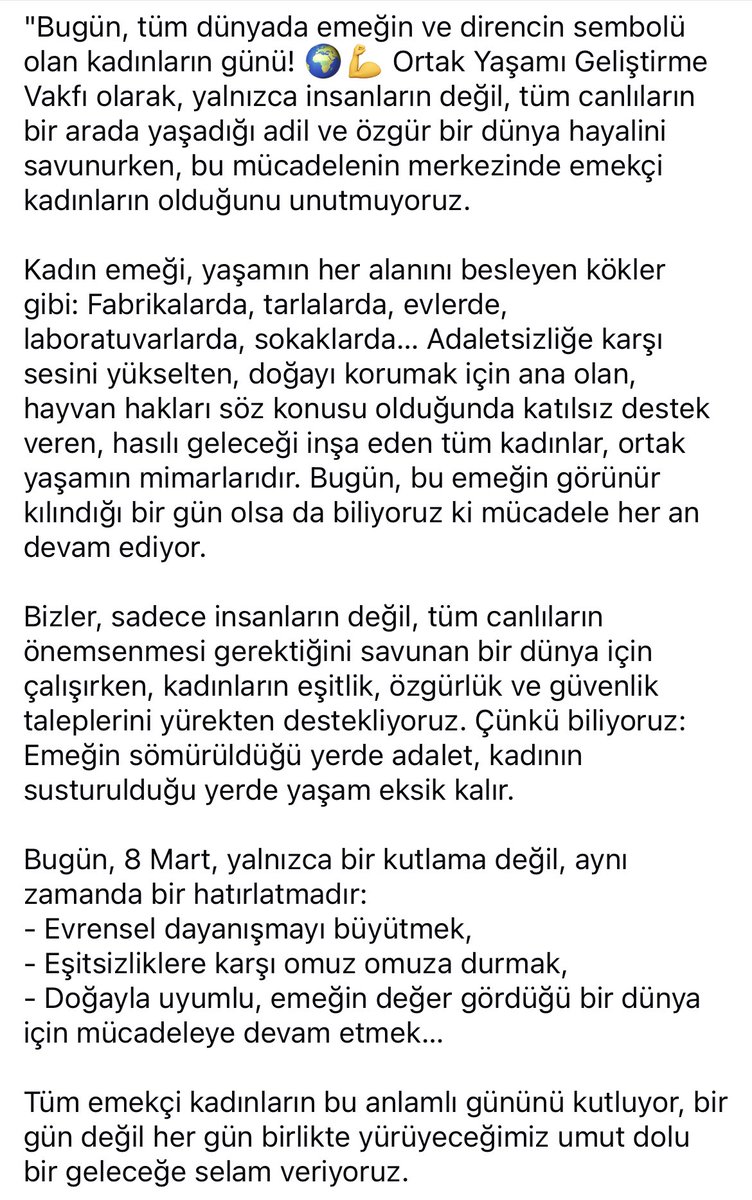 8 Mart Dünya Emekçi Kadınlar Günü kutlu olsun!

-
-
-
-
-
-
-
#8mart #ortakyasamvakfi #ortakyasam #demokrasi #esitlik #ozgurluk #adalet #baris #emek #farkliliklarasaygi #toplumsalyasam #beyoglusoylesi #beyogluetkinlik #vakifetkinlikleri