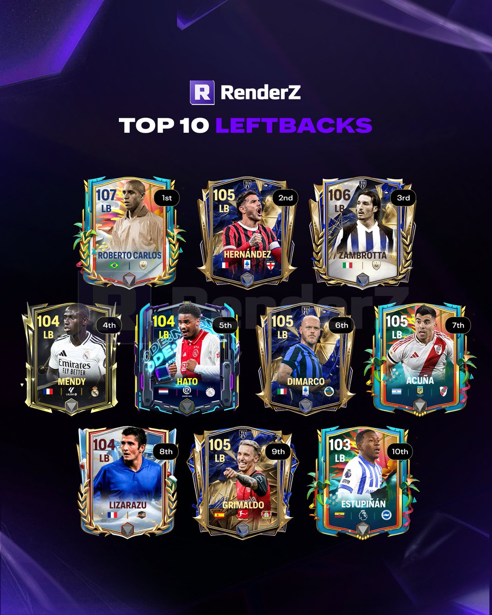 Top 10 RB &amp; LB 📊

Agree with this ranking?