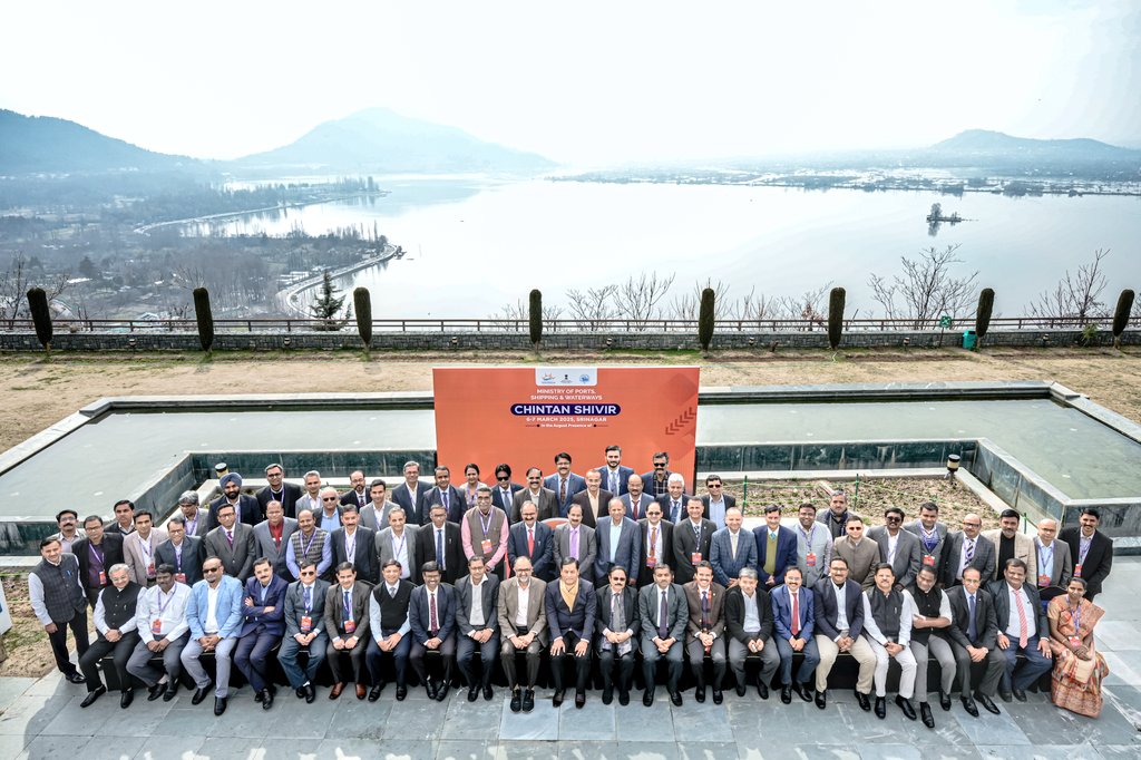 Sailing together for a Viksit Maritime sector! The Chintan Shivir of <a href="/shipmin_india/">Ministry of Ports, Shipping and Waterways</a> held at Srinagar in Jammu and Kashmir came to a successful conclusion with the pledge of realising Hon'ble PM Shri <a href="/narendramodi/">Narendra Modi</a> Ji's vision of making India a global maritime leader. 

The two day