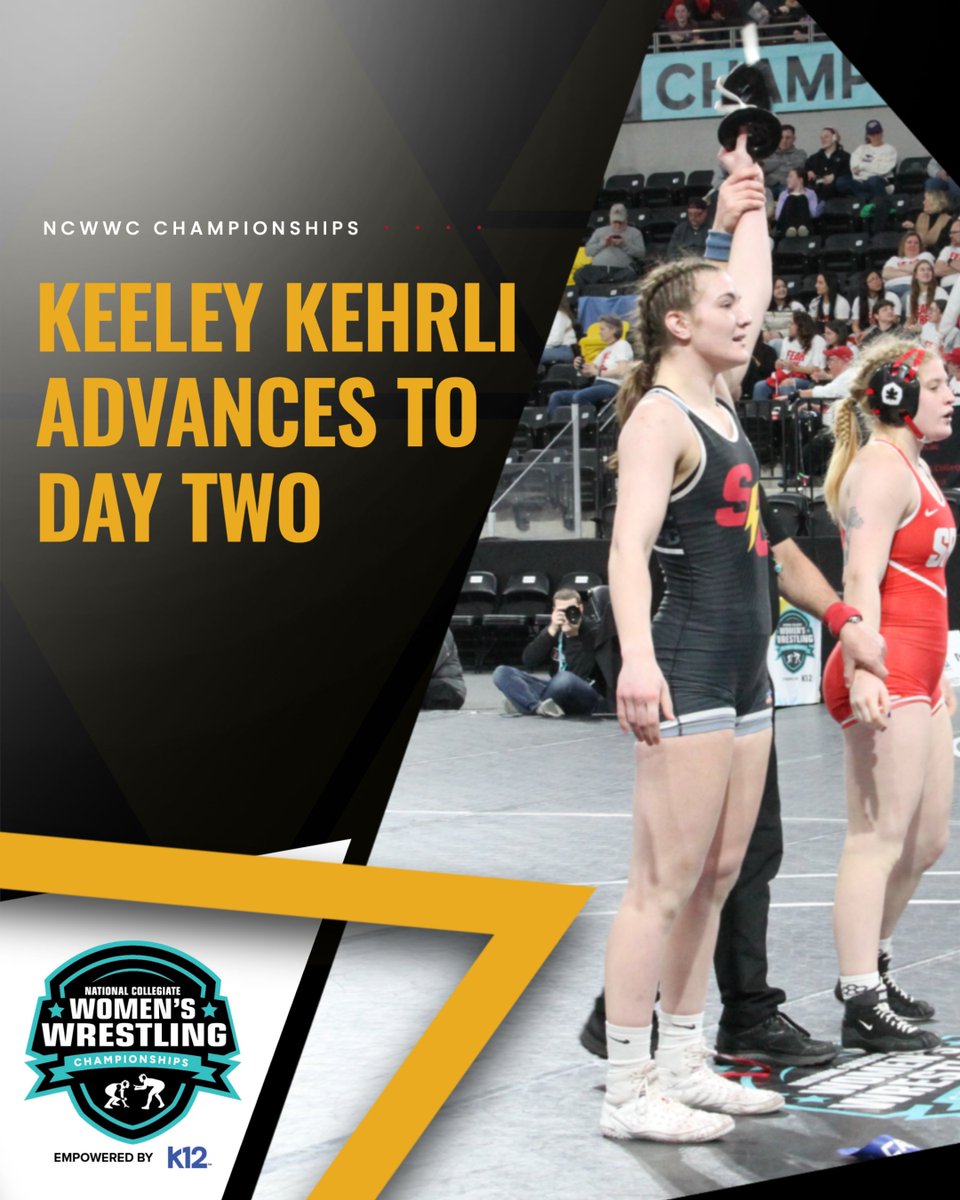 Day two, here she comes!

Keeley Kehrli will be back on the mat Saturday after a strong first day at the NCWWC Championships!

📰 linktr.ee/simpsonwwrestle

#rollriversWRESTLE #d3wrestle