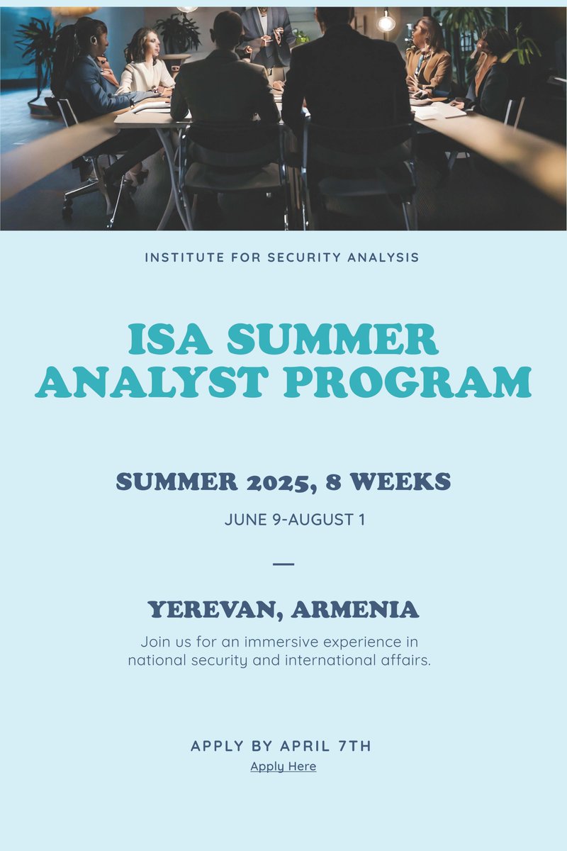 Institute for Security Analysis tweet media