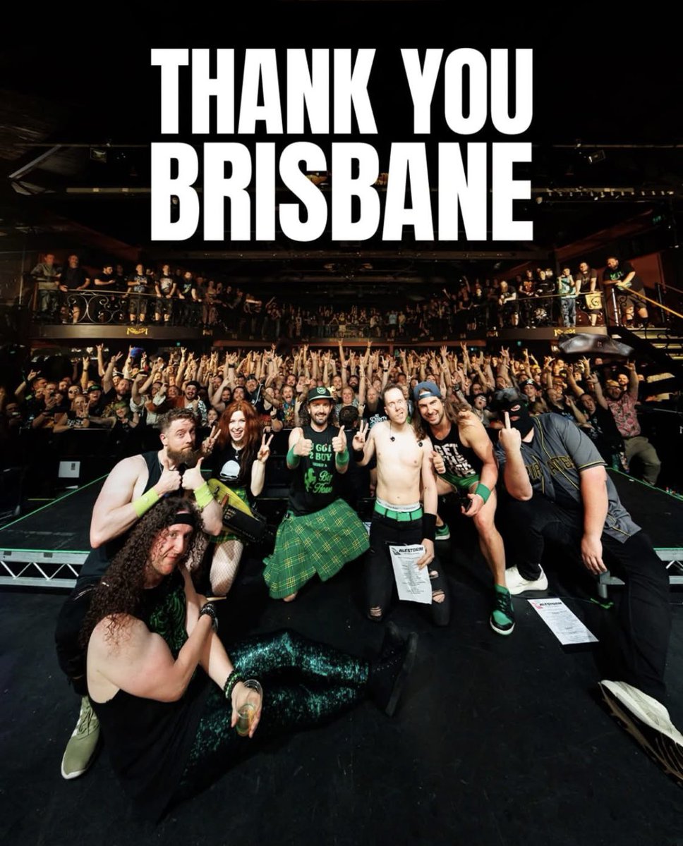 Brisbane! Thanks for coming along to the second biggest Storm to hit this week! 🌀

📷 Niek van de Vondervoort