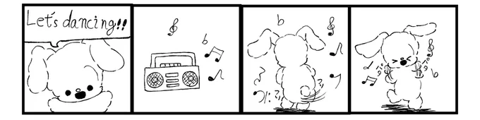 dancing
#創作 
#創作漫画 
#四コマ漫画 