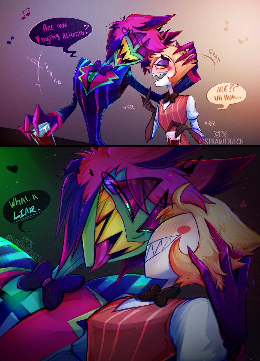 5k followers special! I'll do a part 3 when we reach 6k👀Alastor won't stop yapping when he's drunk and luci zones out when he's drunk 📻🍎🍷✨
#HazbinHotel #radioapple #HazbinHotelAlastor #HazbinHotelLucifer
