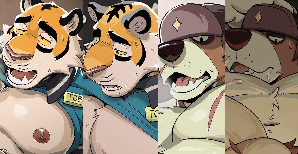 The latest batch of works you can see right now on my ppsite! You can also find my brushes, art tips, WIPs, and other stuff there. 😁

Thanks to all my supporters for your votes and direction. Would not be able to continue doing furry art without you. ❤