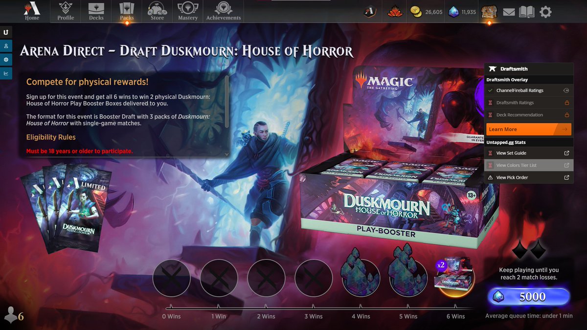 Siguente draft... siguiente win!!!

#teamwolf #MTGAetherdriftrift  #mtgarena
#magicthegathering #arena #wotc #tcg #dft