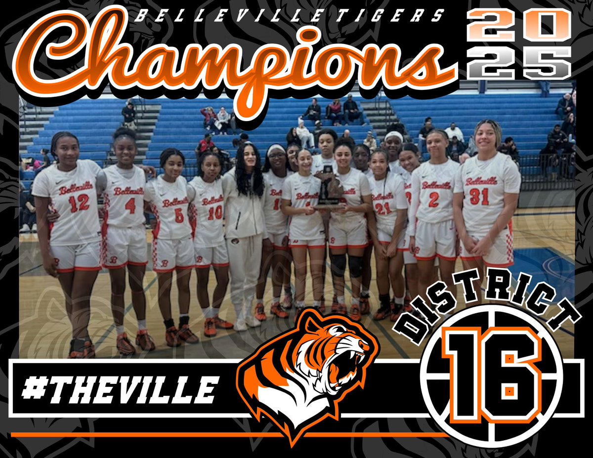 VilleLadyTigers's tweet photo. District Champions #THEVILLE #EXIT190 https://t.co/yzo97C6Deb