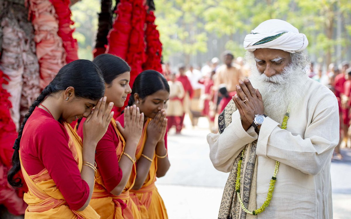 A woman should not have to fit into a man’s world. Half the world should anyway be hers. #WomensDay #SadhguruQuotes