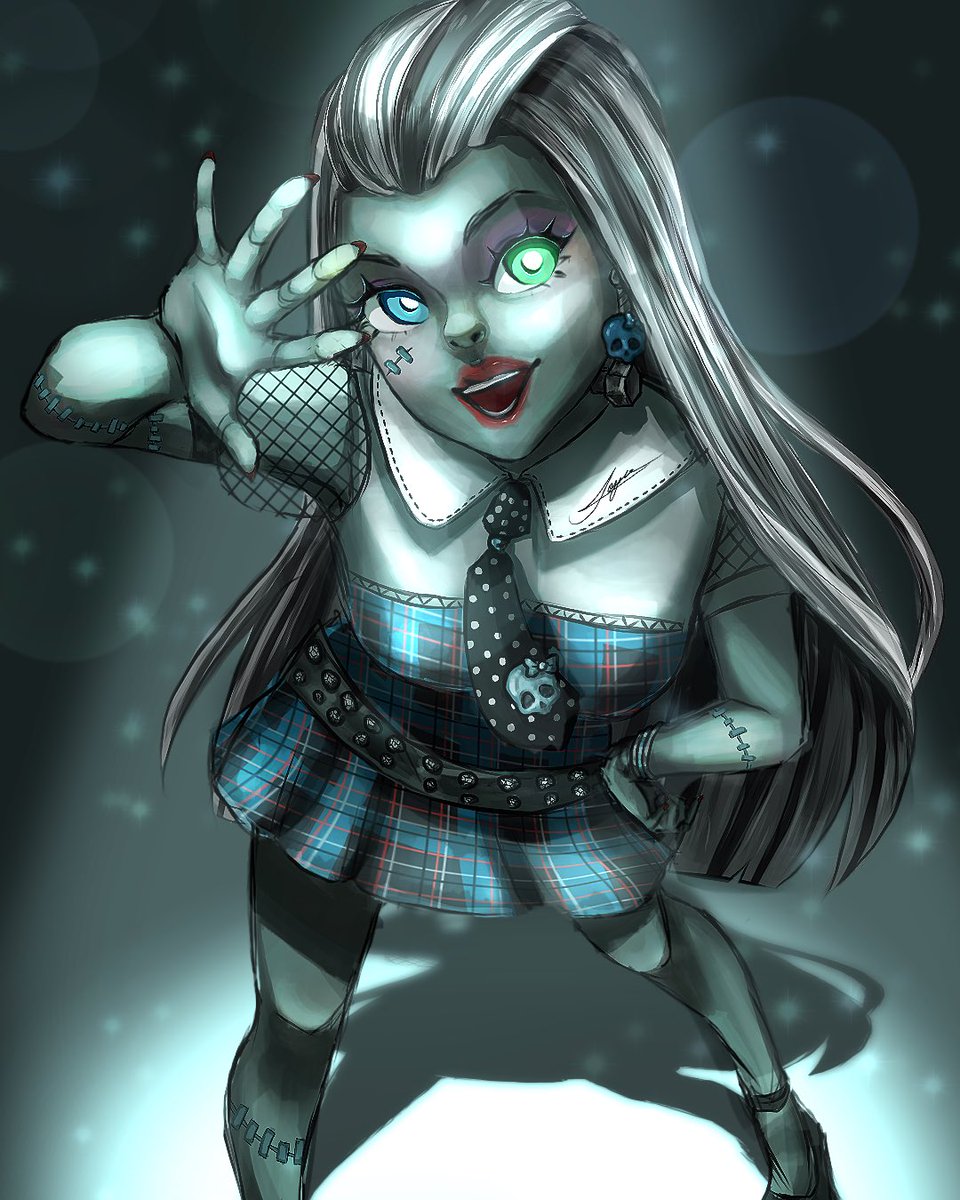 Frankie done!! ⛓️💚⛓️
#artmoots #monsterhigh #arttwt