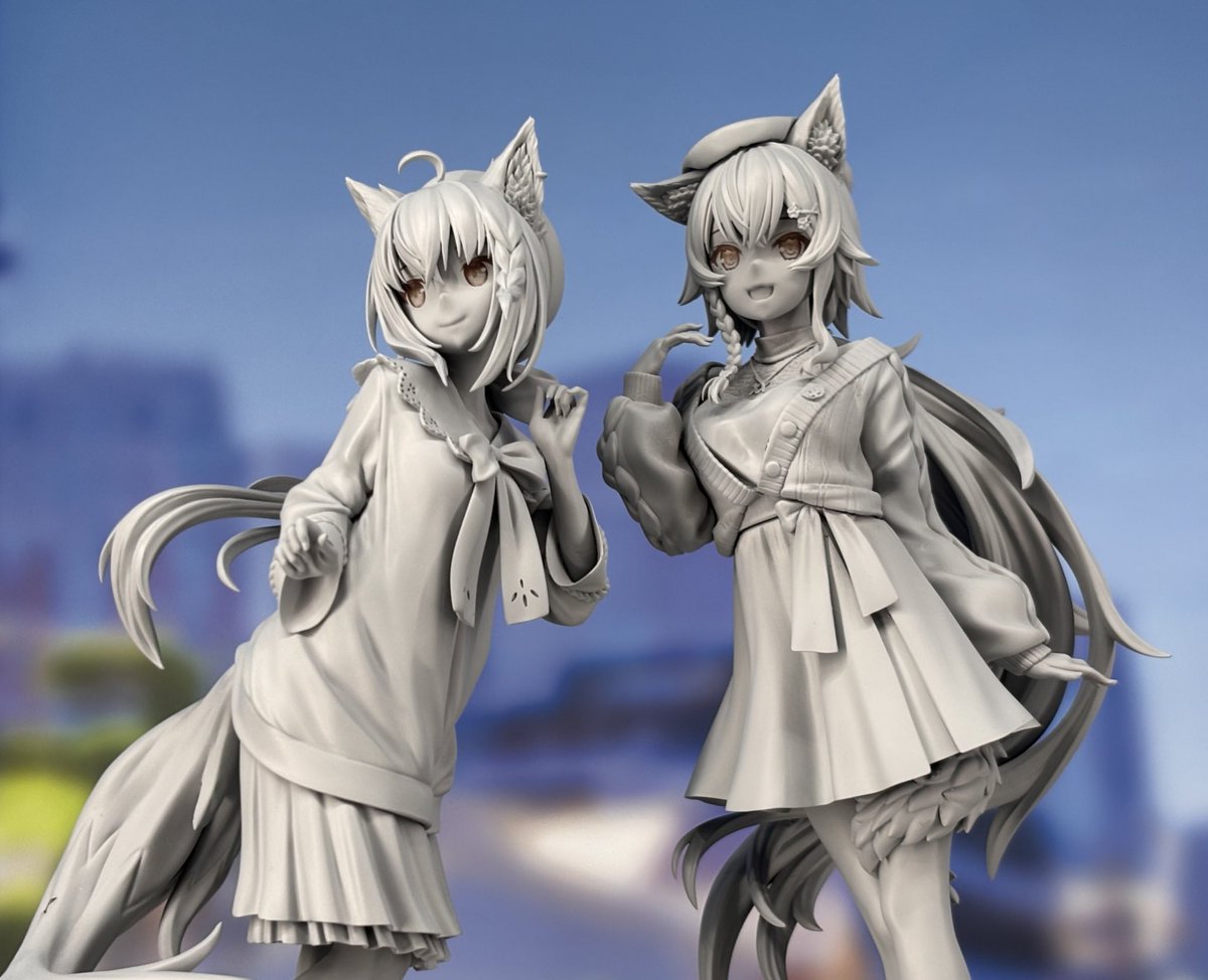 フブミオ、みこちの新作スケールフィギュアです！