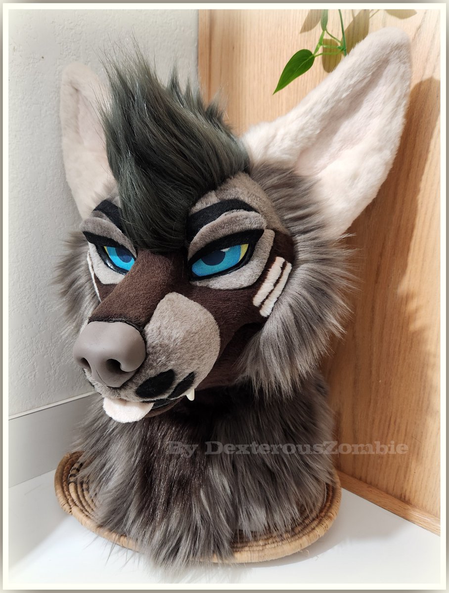 Fursuit refurb before and after.

Plenty of inner and outter work done.