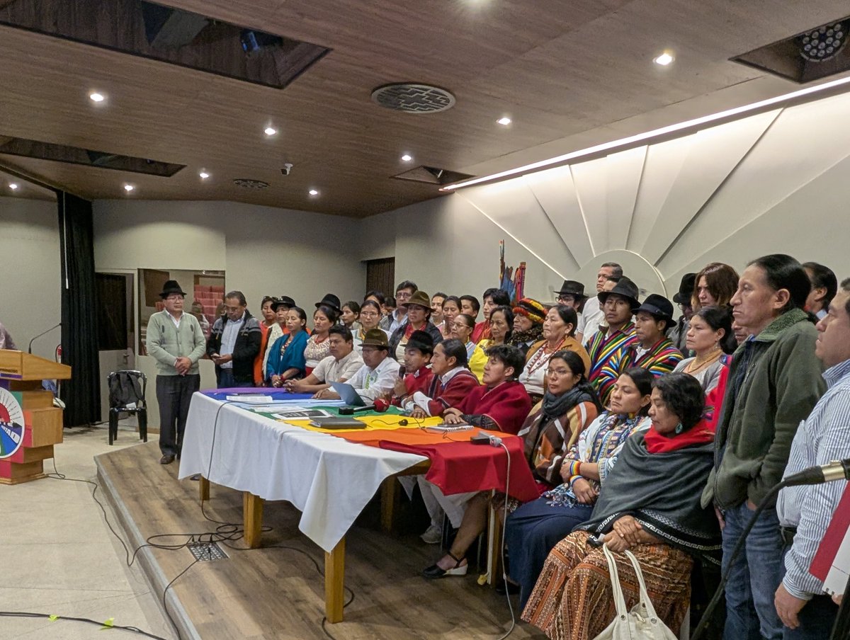 ⭕ #ATENCION
Resoluciones del Consejo Ampliado de la #Conaie 👇🏾
facebook.com/share/r/18N8k9…

#EnUnidad