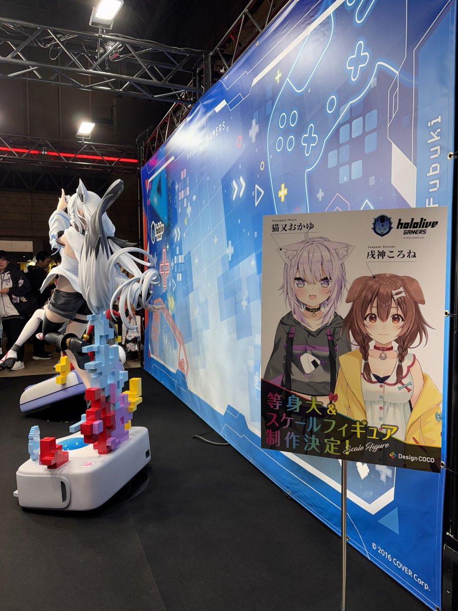 🍙#猫又おかゆ 🥐#戌神ころね 等身大&スケールフィギュア制作決定🎉