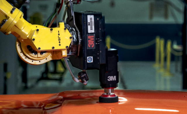 Learn how 3M and GM are revolutionizing automotive manufacturing with 3M's Finesse-it Robotic Paint Repair System. It automates paint repair on a moving line with #AI-driven software and advanced vision systems for flawless finishes. #Automation #3Mer bit.ly/4is2mmS