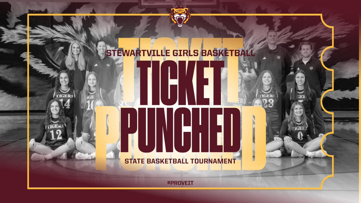 StewieGBB's tweet photo. Final: 68-64 OT
Tigers came out on top to claim the Section 1AAA Championship!! Byron played one heckuva tough game! Defense and FTs down the stretch sealed it! So proud of our girls! 

Welcome home at Legion! Seeding tomorrow AM. #PROVEIT https://t.co/VVzIgngKSb
