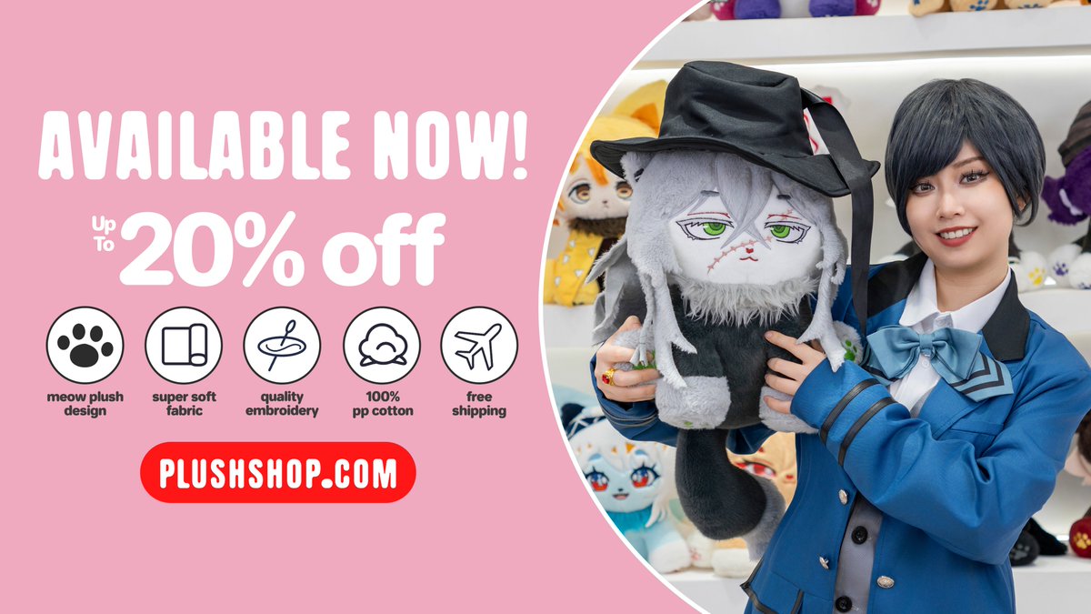 Plushshop_Anime's tweet photo. 🎩✨ What happens when Ciel meets Ciel Meow? 🐾📸
#underaker #ciel #cielcosplay #grellsutcliff #sebastian #blackbutler #anime #plushtoy #fyp https://t.co/EqMS9t9b6K