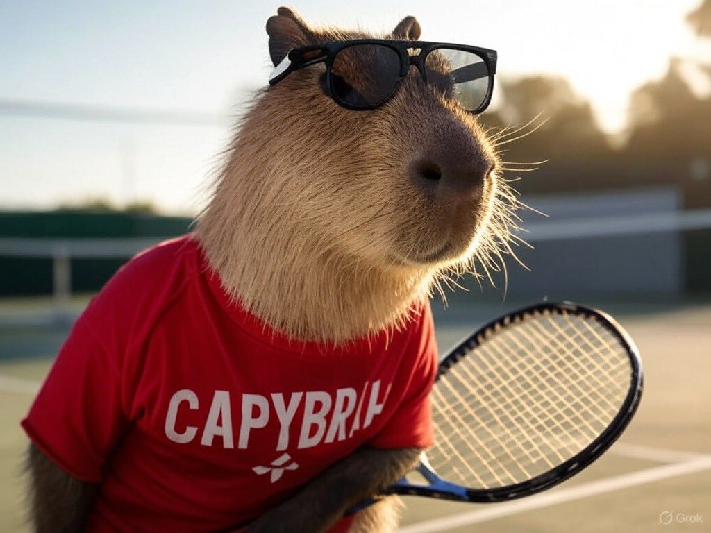 Capybrah_Coin's tweet photo. CAPYBRAH serves the ultimate tennis move! 🎾😎 Who’s hodling this epic coin with me? 🚀💸 Join the CapyGang! #MemecoinMadness #ToTheMoon #CryptoVibes #PEPE #MemecoinSzn #HodlGang #CryptoHype #CoinPump #BullRun2025 #ShibaInuKiller #MemeFi
#MEMECoin #memecoins #CryptoNews https://t.co/gM7nvUqOkl
