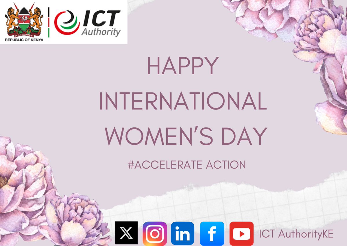 ICTAuthorityKE's tweet photo. The ICT Authority's board of directors, CEO, management and staff came together to mark International Women's Day. #InternationalWomensDay #EmpowermentThroughICT
#ICTAuthorityKE
#AccelerateActionInPolicy https://t.co/24vCiM6pFh