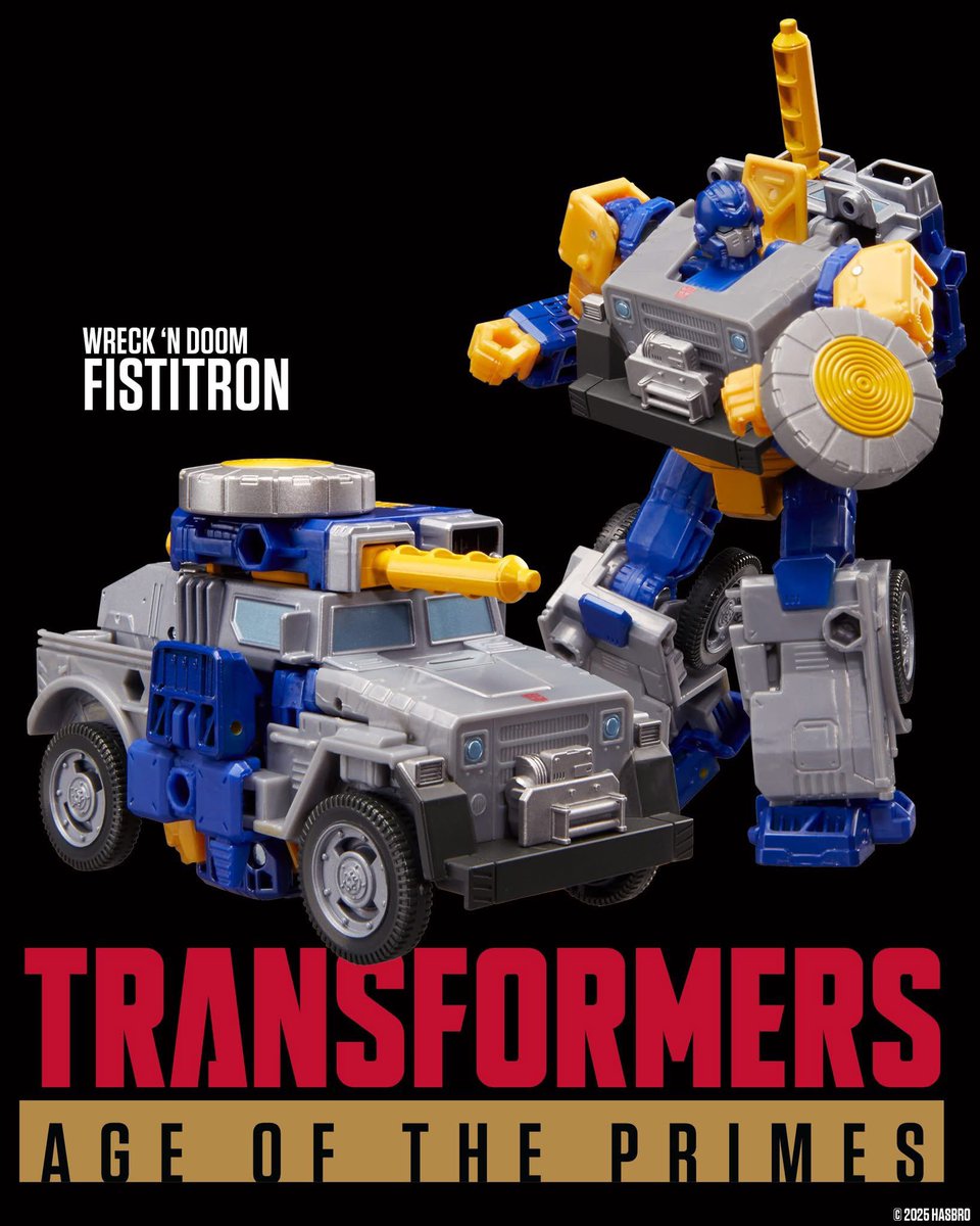 The newest Transformers sub-group:

Rescue Roy
Charlie Chopper
Policeman Pete
and…