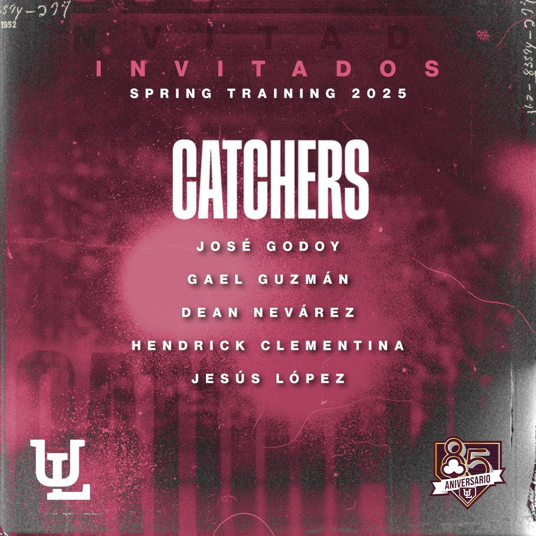 AlgodonerosUL's tweet image. Esta es nuestra lista de invitados a nuestro #SpringTrainingUL de cara a la temporada 2025 😎👊🏻

Preparándonos con todo para celebrar nuestro #85Aniversario 🤩