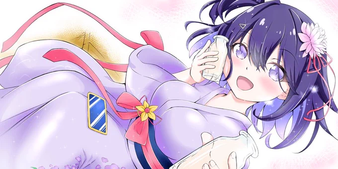 めっさ寒いので銭湯コラボで描いたリヴァプール再掲。結局行けてないのでまた銭湯コラボあるといいな〜#アズールレーン #アズレン 