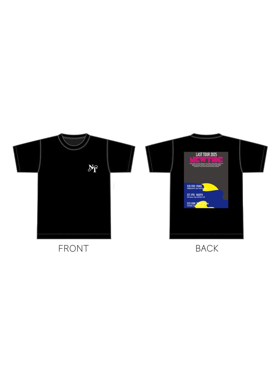 newtidejazz's tweet photo. 📢グッズ情報📢

NEWTIDE JAZZ ORCHESTRA
LAST TOUR 2025

公式グッズ販売決定！！✨️

《Price》
￥3,000(tax in)

《Size》
M    L

《Attention》
●会場限定販売とします
●ご購入の返品交換は致しかねます
●お支払いは現金のみとさせていただきます
●ご希望者はメンバーからサインが貰えます https://t.co/CptNBdT8eH