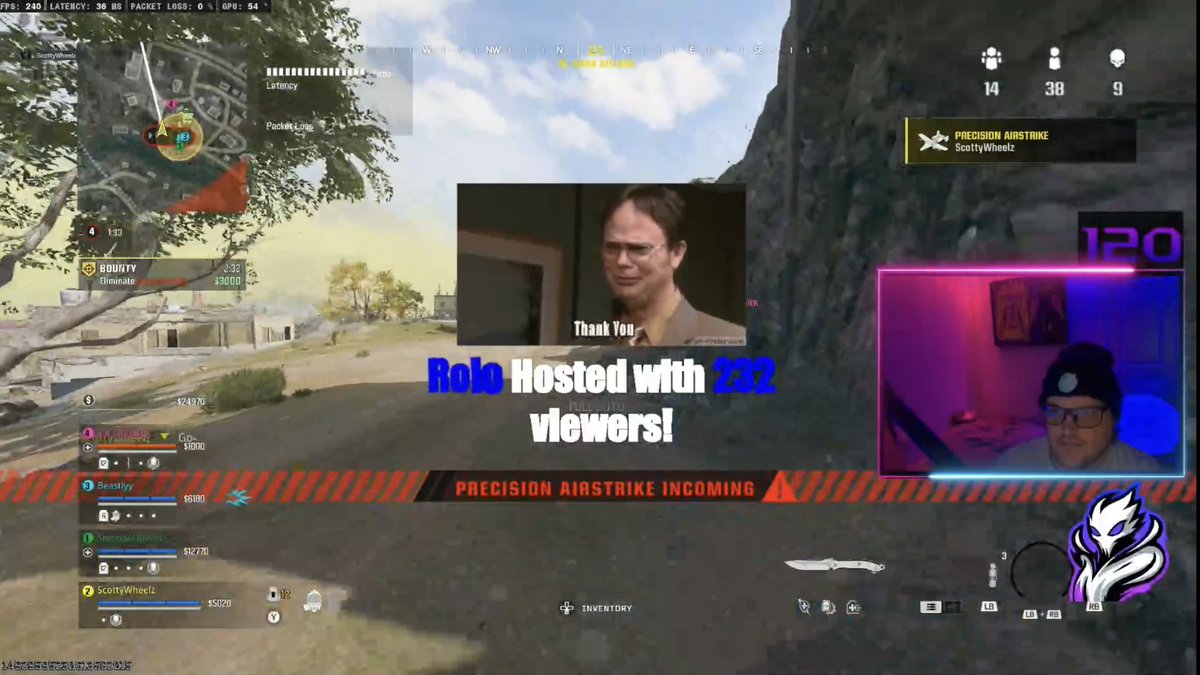 Just one more reason I love kick so much! <a href="/RoloPoloTV/">Rolo</a> dropping a fatty on my head!!!! Thank you so much brother!! Really appreciate you and everyone from your community!