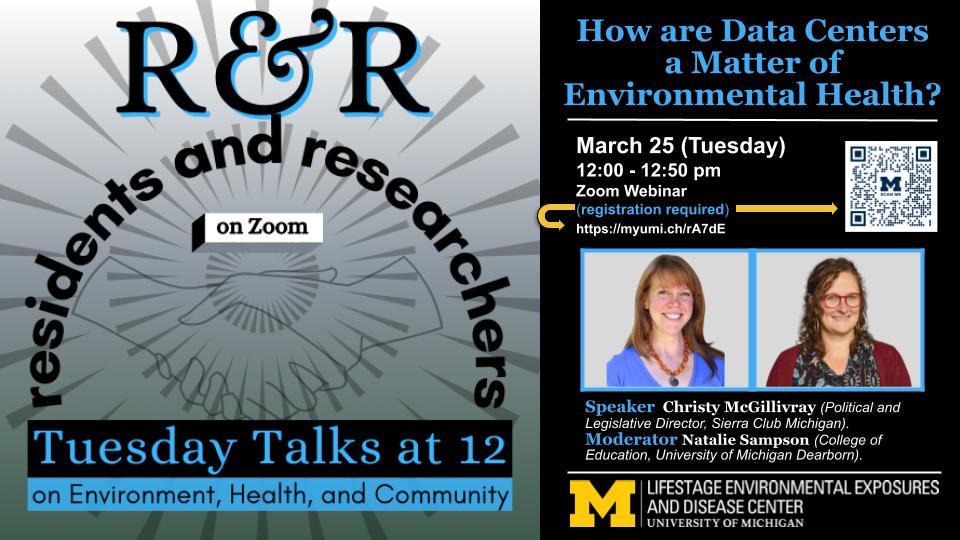 Dana Dolinoy Cipolla (@ddolinoy) on Twitter photo Join <a href="/M_LEEaD/">U-Mich Center on Environmental Exposures & Disease</a> on March 24th to discuss Data Centers and Environmental Health! Join <a href="/M_LEEaD/">U-Mich Center on Environmental Exposures & Disease</a> on March 24th to discuss Data Centers and Environmental Health!