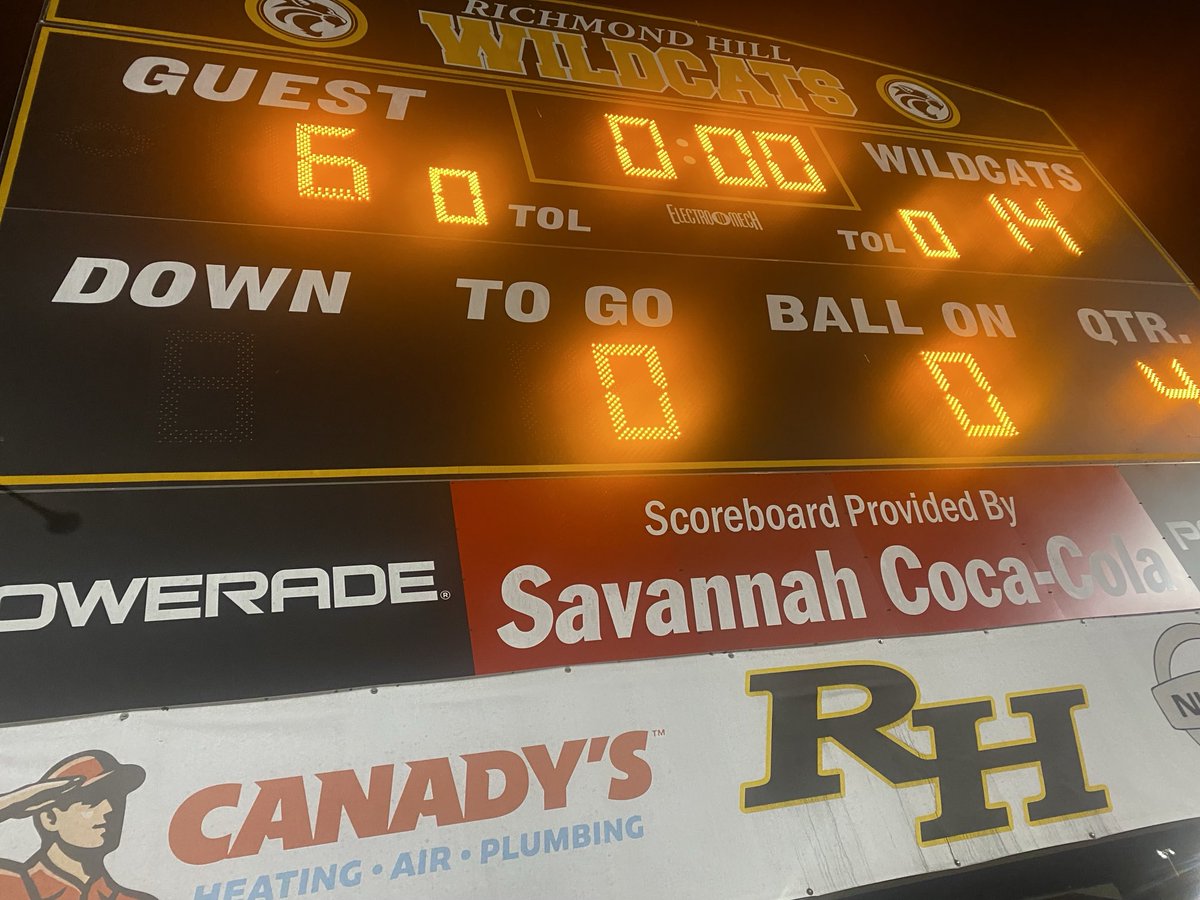 Another 2 DUBS for the Wildcats tonight! JV 12-2 and Varsity 14-6 against Calvary