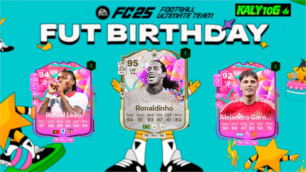 kaly10_'s tweet photo. FUT BIRTHDAY LA MEJOR PROMO DE EA SPORTS FC 25 / ME TOCAN MUCHOS FUT BIRTHDAY
https://t.co/XA28Fil2PS https://t.co/LXbo8wqvAA