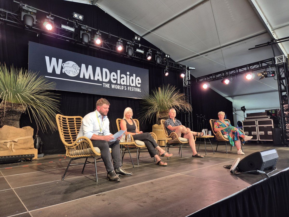 noah_sbyard's tweet image. Great for @TheAusInstitute to be back at #WOMAD Planet Talks in 2025!
Our Deputy Director @ebony_bennett is talking all things greenwashing and climate spin with @EDOLawyers, @simonahac & Comms Declare.