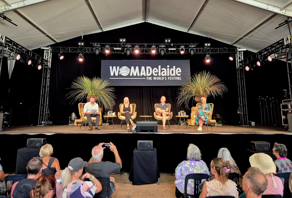 noah_sbyard's tweet image. Great for @TheAusInstitute to be back at #WOMAD Planet Talks in 2025!
Our Deputy Director @ebony_bennett is talking all things greenwashing and climate spin with @EDOLawyers, @simonahac & Comms Declare.