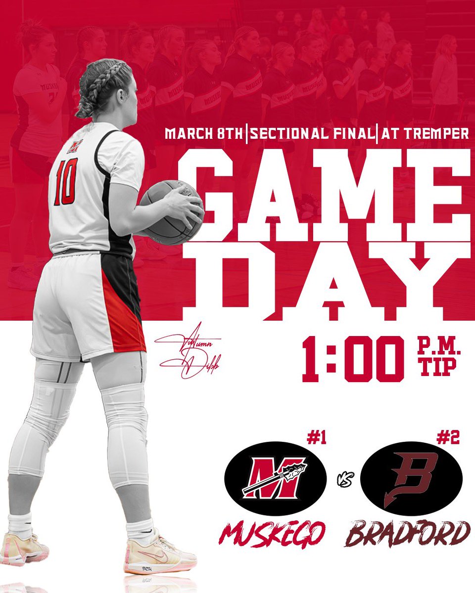 SECTIONALS!! Make sure to support the Girls Basketball team as they have a HUGE GAME against Kenosha Bradford tomorrow at 1 for the Sectional Final!! A trip to State is ON THE LINE so travel to Tremper to show your support!!

#mhs #warriornation #wisconsin #Warriorpride #1warrior