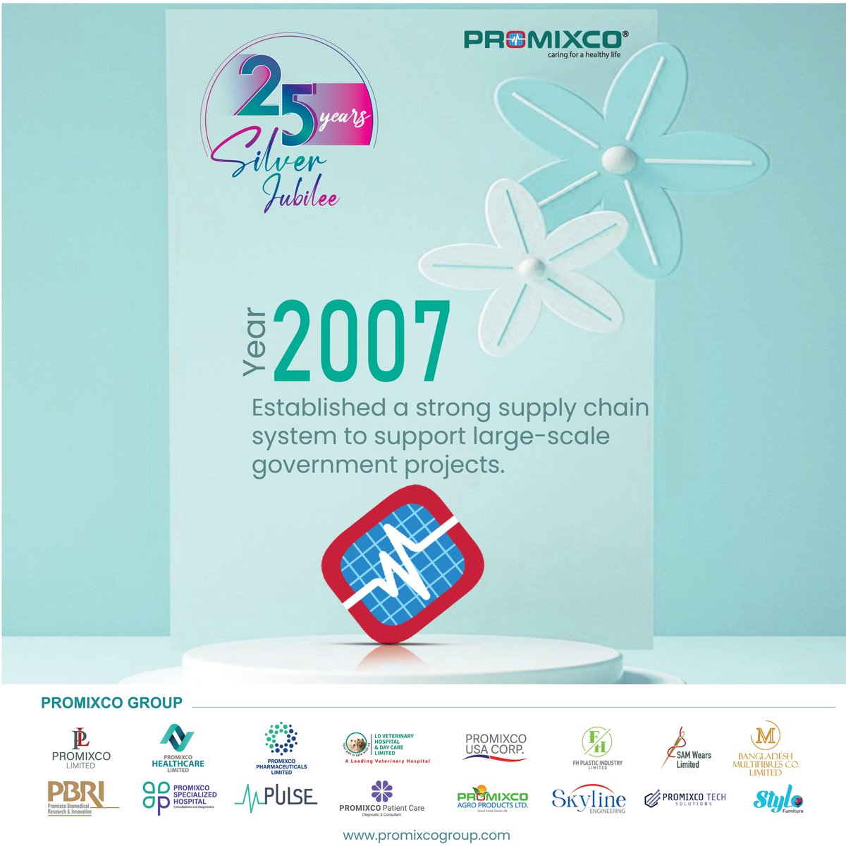 promixco_group's tweet photo. Year 2007 - Established a strong supply chain system to support large-scale government projects.

#LegacyOfExcellence #SupplyChainSuccess #GovernmentProjects #PROMIXCO #SilverJubilee https://t.co/HoAYhXTIf8