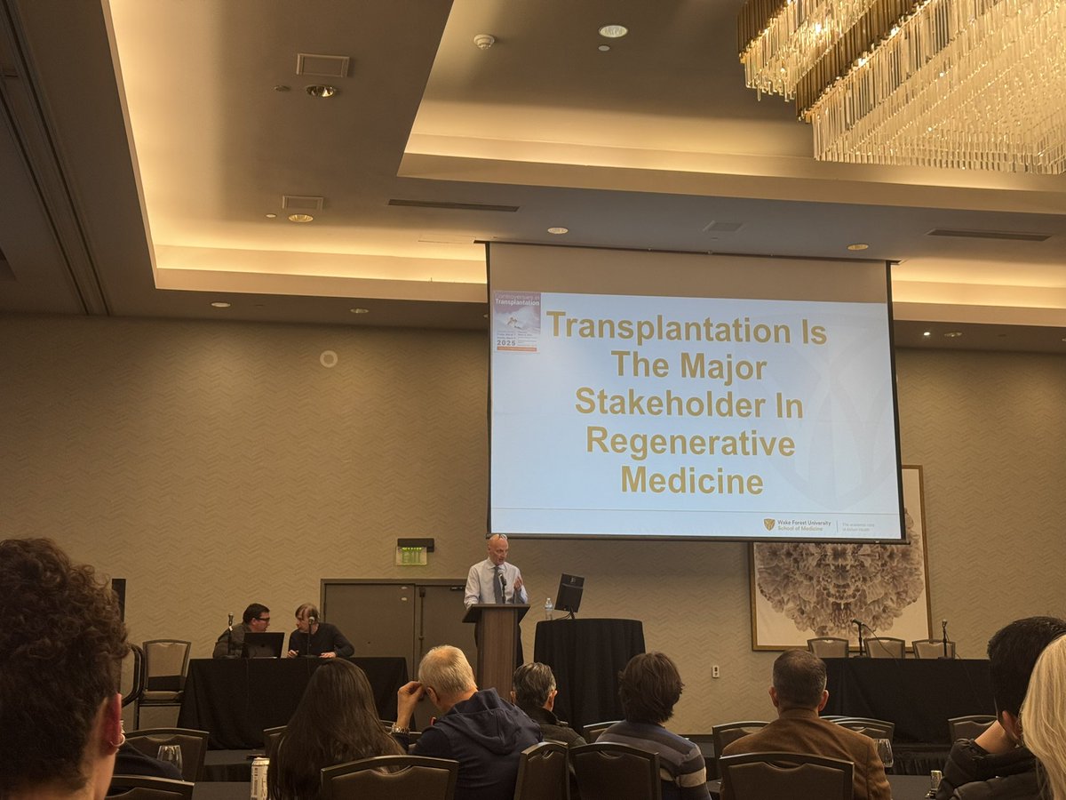 CU Transplant Center (@cu_transplant) on Twitter photo The Al Unser Memorial Lecture at #CIT25 was on “ Regenerative Medicine and the future of transplantation” and was presented by Giuseppe Orlando of <a href="/wakeforestmed/">Wake Forest University School of Medicine</a>!
An insightful session on the future of transplantation!👏 The Al Unser Memorial Lecture at #CIT25 was on “ Regenerative Medicine and the future of transplantation” and was presented by Giuseppe Orlando of <a href="/wakeforestmed/">Wake Forest University School of Medicine</a>!
An insightful session on the future of transplantation!👏